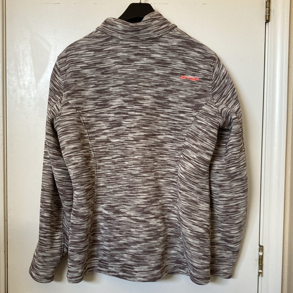 Spyder Women's Outdoor Full Zip Sweater Light Brown, Cream & Pink Size XL - Picture 2 of 5